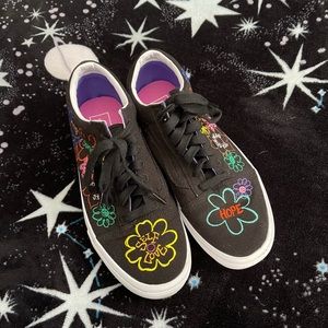 Embroidered old school vans